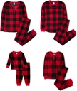 Barneplass Familiematching, Plaid Waffle 2 Piece Pajama sett