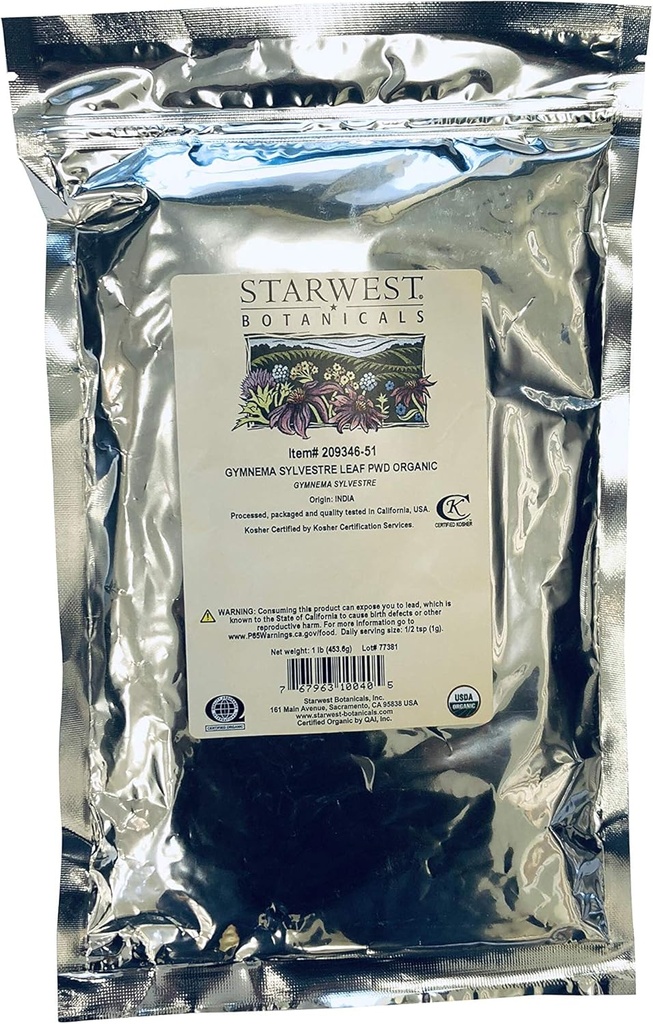 Starwest Botanical Gymnema Sylvestre Leaf Powder