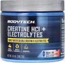 BODYTECH Creatine HCl + Electrolytes Powder a Highly Water-Soluble " Bioavailable a Rocket Pop (8.8 oz./75 Servings)