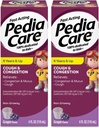 Vaikų kosulys ir spąstai Skysti Medicina Cough, Krūtinės Spūstys ir Mucus Šalti Simptomai, Non-Drowsy, Amžius 4 +, Vynuogių skonio, 4 fl oz (2 pakuotėje)