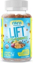 Lift Focus USDA Organic Certified Gummies – Natural Brain Support Supplement, Vegan & Gluten-Free, Infused with Yerba Mate, Lion’s Mane, Wild Purple Maca & Chaga (60 Gummies, Lift)
