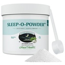 Maxi Health - Sleep Powder with Magnesium, Inositol & L-Tryptophan - Zero Melatonin Non Habit Forming Sleep Aid - Easy Drink Mix, Relaxing Sleep Drink Supplement for Bedtime, 4.4 Oz Sleep-O-Powder