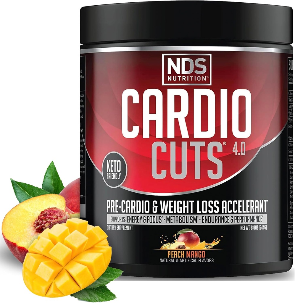 NDS Nutrition Cardio Cuts 4.0 - Peach Mango,20 servings (Pack of 1)