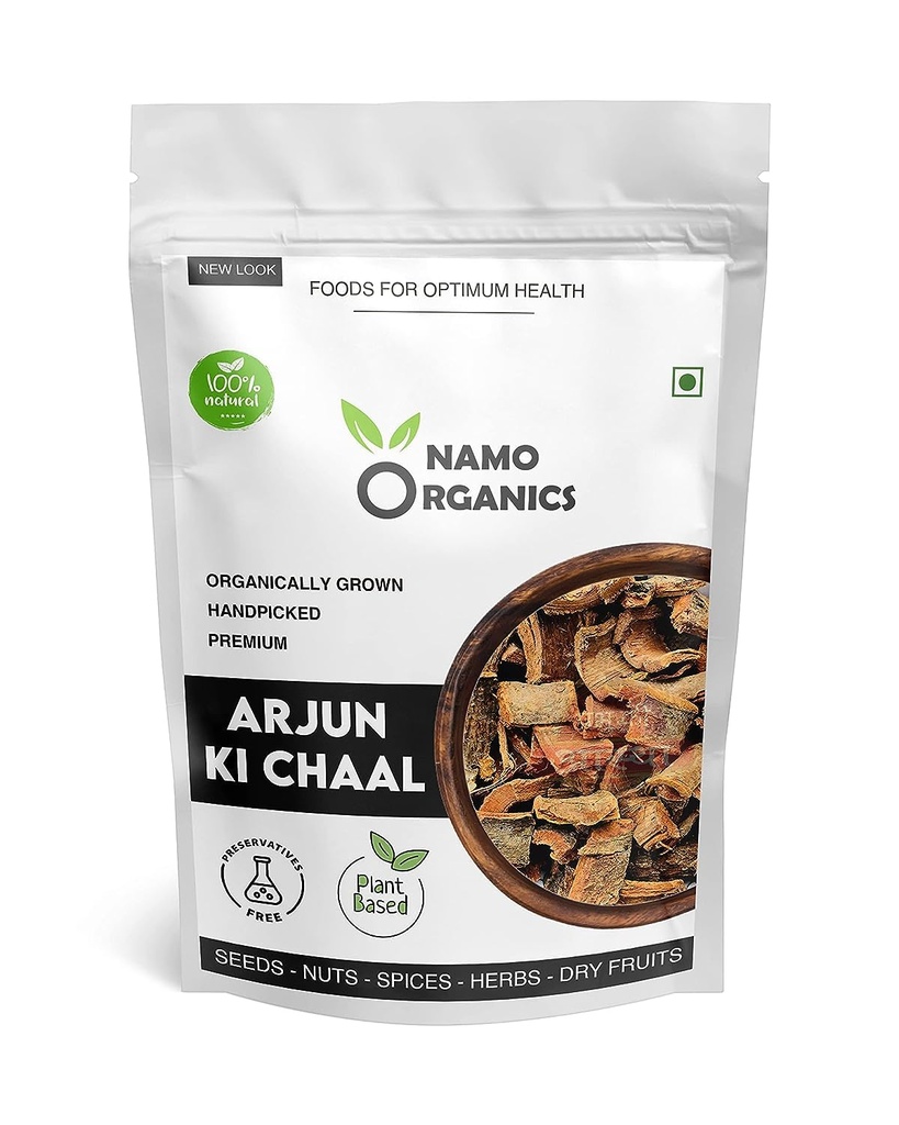 Nutranix TNA - Organic Arjun ki Chaal - 400 Gm Dried - Arjuna 树条 - Raw → 下体坏胆固醇