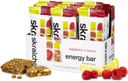 SKRATCH LABS Energy Bar , Raspberry + Lemon (12pack) ) Plant Based Healthy Snack | Low Sugar - 4g Protein , non-gmo, gluten free, soy free, vegan, kosher