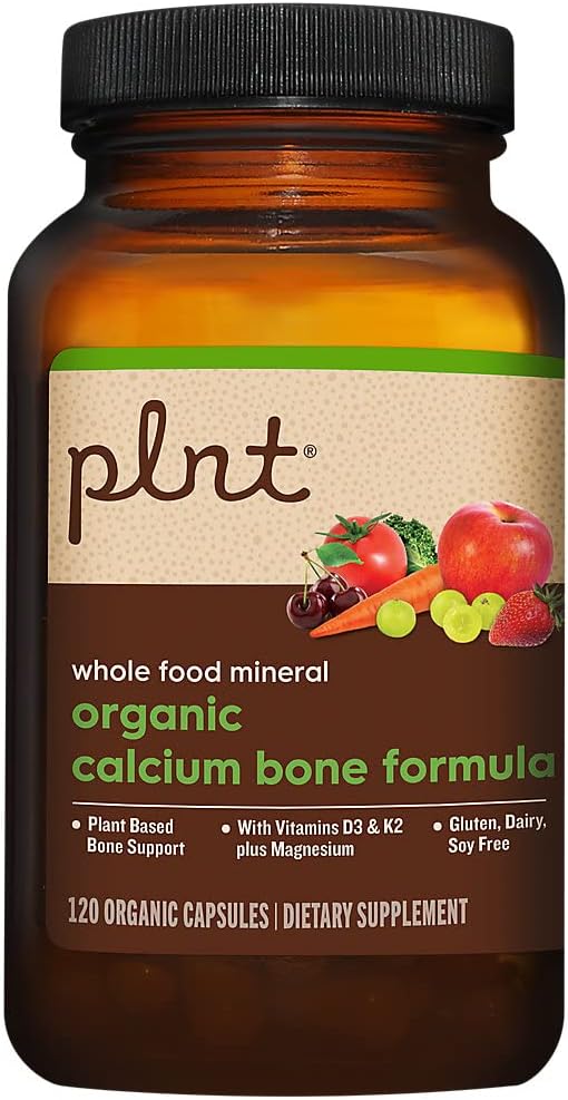 Calci Organic Bone Una implementació de " Plant-Based Bone amb Viminades D3, K2, & Magnesi (120 Capsule Organic)