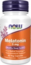 JETZT Nahrungsergänzungsmittel, Melatonin 3 mg, Free Radical Scavenger*, Healthy Sleep Cycle*, 60 Veg Kapseln