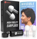 VES High Fidelity Concert Ear Plugs - Reutilizable ruído redución de enchufes para concertos, músicos, Raves e eventos en vivo - Protección de audición cómodo para ambientes ruidosos