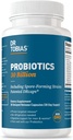 Tobias Probiotikoak 30 Billion, 10 Strains, 30 Billion CFU's, Targeted Release Probiotics for Women & Men, Supports Digestive Health, Shelf-Stable, Non-GMO, 30 kapsulak, 30 zerbitzatu