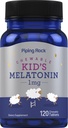 Piping Rock Kids Melatonin 1mg | 120의 화학 정제 | 아이들을위한 보충 | 채식주의,Non-GMO, 글루텐 무료