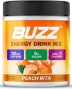 Bon dia, Buzz Energia Bebeder - Energy Boond Beck - Energia lliure Sugar amb antioxidants - Bon dia Kickstart i Sports Nutrition Endance - 30 Servings, Peach Rita, 8 Ounces