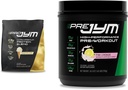 PRO JYM 45 Servidores Tahitian Vanilla + PRE JYM 30 Servidores Pink Lemonade Pre-Workout Powder Bundle