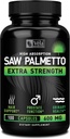 Vela Saw Palmetto תוספת עוצמה גבוהה קפסולות תוספי מזון - No Bad Smell - 1 קפסולה X Day - 600 מ"ג