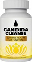 Candida Cleanse, Gut & Colon Support, Advanced Probiotic & Herbal Formula, Oregano Leaf, Wormwood, Black Walnut, Caprylic Acid-1 для мужчин и женщин, 60 капсул