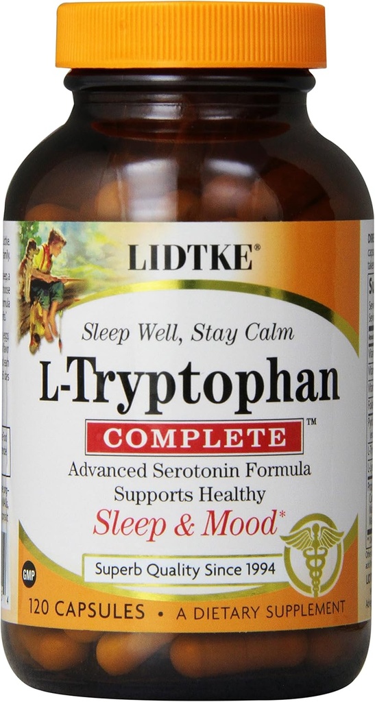 Công nghệ Lidtke L-Tryptophan toàn bộ Capsules, 120 bá tước