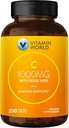 Vitamiin World C-1000 mg koos bioflavonoidide ja Wild Rose HIPS Vitamiin C 250 kaetud kapslid
