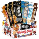 Anabar Protein Bar, The Protein-Packed Candy Bar, World's Best Tasting Protein Bar, No Sugar Alcohols, High Protein, Amazingly Delicious, 20 Grams of Protein (12 Bars, Variety Pack)