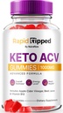 NutraRize Rapid Ripped Keto ACV Gummies, Keto + ACV 1000 MG, All Natural Apple Cider Guder Pil, Maximum Kekuatan Keto Vitamin Plus ACV, Review (60 Gummies)