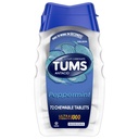 TUMS Ultra Strength Chewable Antacid Tablets for Heartburn Relief, Peppermint - 72 Count
