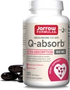 Jarrow Multiples Q-Absorb Ubiquinone co-Q10 mg, Datary Supplement, Antooxidant for Mitosondrial Health, Cellular evation and Cario Properal Health, 120 Softgel, 120 December.