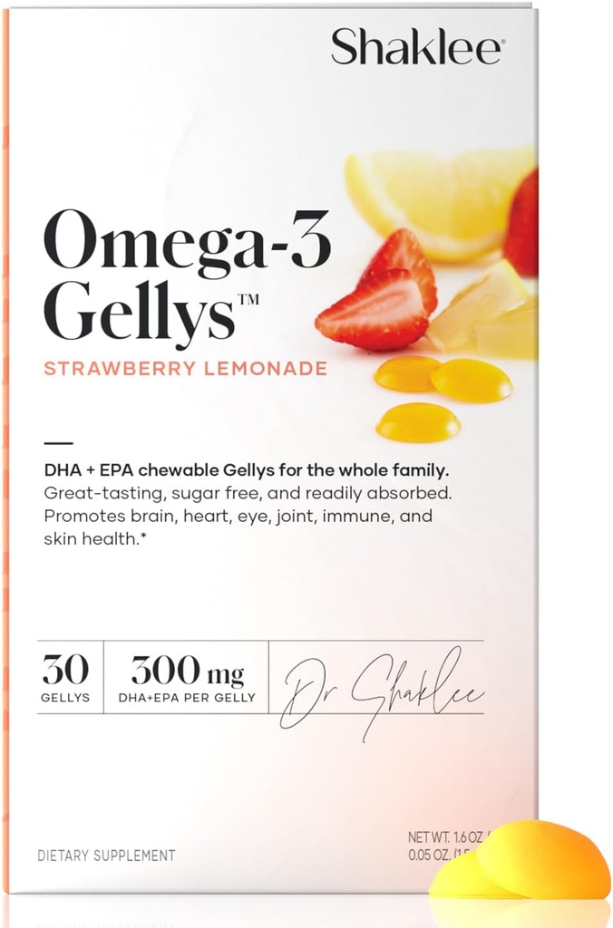 Shaklee - Omega-3 GellysTM - Ягодови лимонади - 30 гели