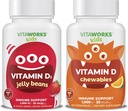 Lapsed Vitamiin D3 1000 RÜ Jelly Beans + Vitamiin D3 1000 RÜ närimistables Bundle