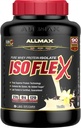 Nutrición ALLMAX - ISOFLEX Proteína de soro, isolato de proteína de soro de leite, 27g proteína, vainilla, 5 libras