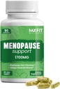 Suplementos de menopausa para mulleres - alivio natural para flashes quentes. Suores nocturnos, perda de peso e ás do estado de ánimo - Balance hormonal e soporte de perimenopausa - Menopause Hot Flash Relief para mulleres, 90 cápsulas
