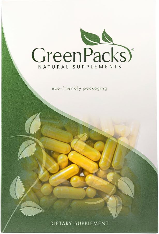 GreenPacks® Milk Thistle Extract (High-Potency) Plus Turmeric - 90 kapselia