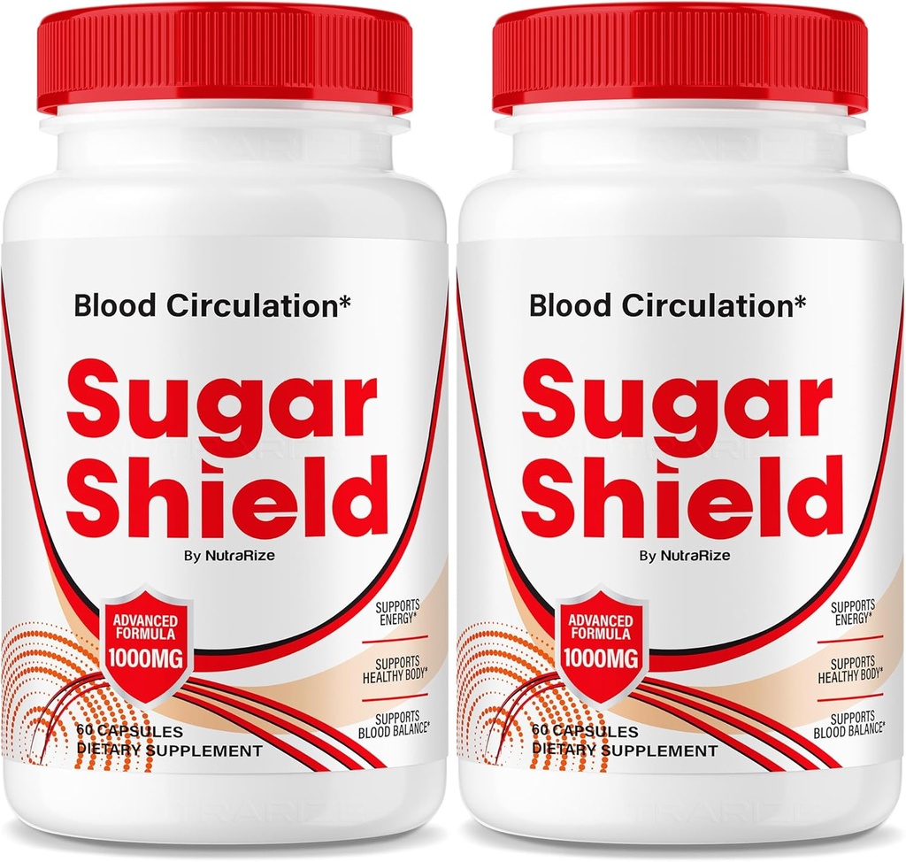 NutraRize (Pack of 2 Sugar Shield Blood Support Pills, Maximum Strength Formula, Capsules, Natural Blood Blend Complex, Comentarios (120 Capsules)