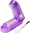 Johnbee Pill Cutter Slinter cho Small và Tiny Pills. Có thể điều chỉnh máy tách thuốc cắt chính xác nhiều viên cùng một lúc. Không có cạnh Silicone không màu tím