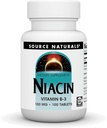 Bron Naturals Niacin 100 mg Vitamine B-3, Non-GMO - 100 tabletten