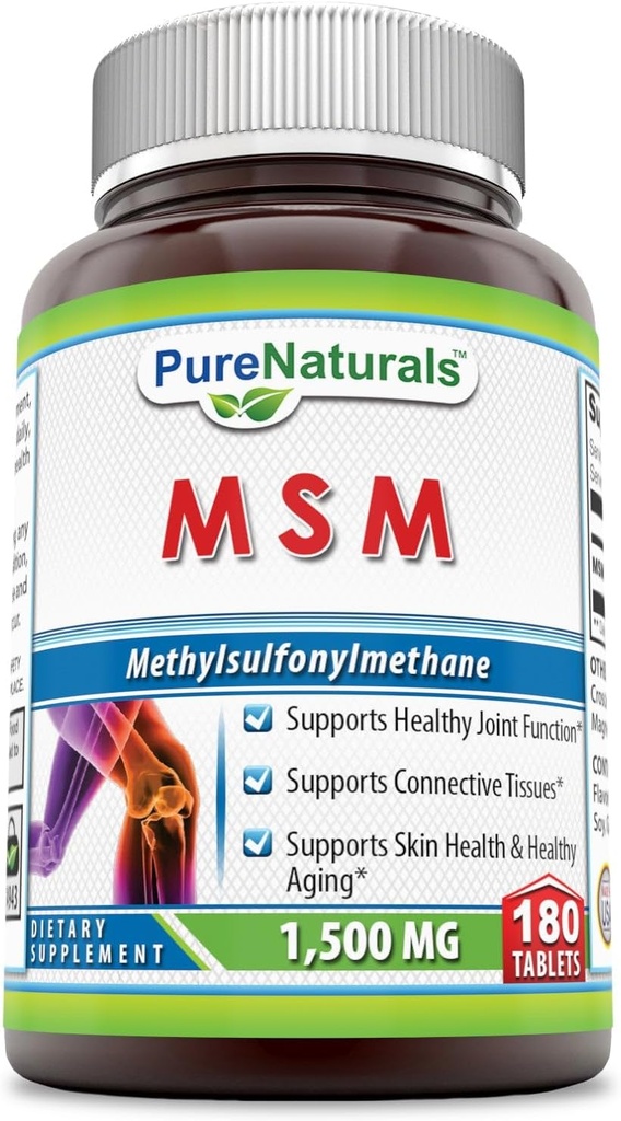 Pure Naturals MSM (Musicals methaan) Supplement 