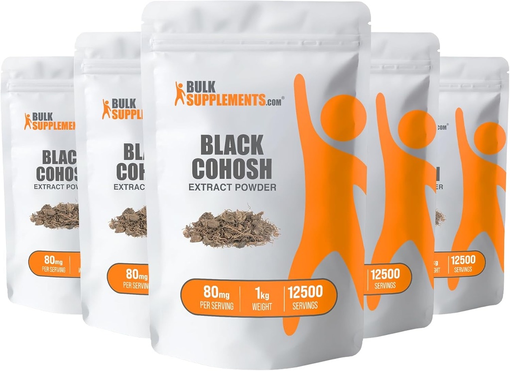 Bulk Assupports.com Black Cohosh 提取粉末 - Black Cohosh 用于更年期支持 - Black Cohosh 根提取 - Melanin 补编 - Black Cohosh Herb 补编 (5 Kilograms - 11 lbs)