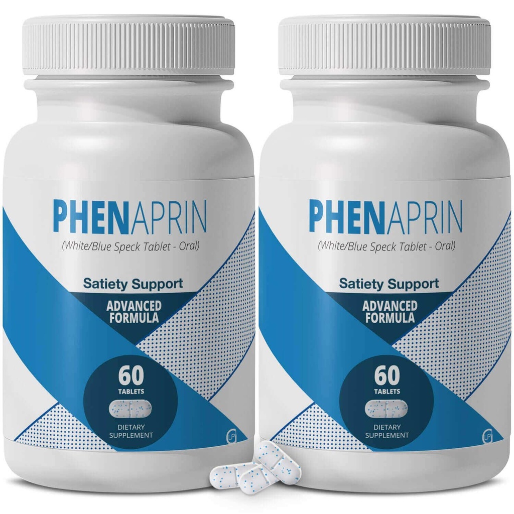 PhenAprin Advanced Diet Pills (Pack of 2) - 120 Tablets - Multi-Pathway Appetite Suppressant & Thermogenic Fat Burner for Women & Men - 2 Month Supply of Weight Management & Energy Support