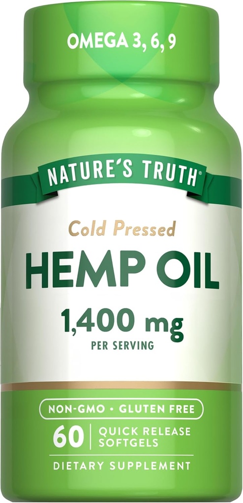 Nature's Truth Hennep Oil Softgels 
