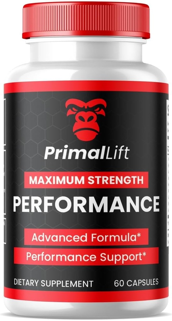SPRESSO (1 Pack) Primal Lift Capsules - Официальная формула для стамины и производительности, Primal Lift для мужчин, Primal Lift Male Capsules, PrimalLift Capsules, All Natural Support, Review (60 капсул)