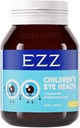 EZZ Children's Eye Health, Essential Eye Vitamins Lutein 및 Zeaxanthin, 비주얼 피로의 구호 및 첨가제의 자연 및 무료, 60 Easy-to-Chew