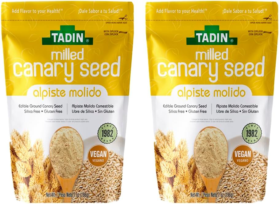 Graines de Canaries au sol Supplément alimentaire 100% naturel pour la consommation humaine (2 P... par Tadin