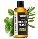 Leven Rose Beard Wash Shampoo przez Ranger Grooming Co, siarczan wolny naturalny Beard Cleanser & Conditioner dla mężczyzn, Tea Tree & Peppermint dla wzrostu & Tickening, Paraben Free 4 oz