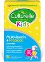 Culturelle Kids Complete Chewable Multivitamin + Probiotic For Kids, Ages 3+, 50 граф, Дайджестне здоров'я, Оральне здоров'я та імунітет - з 11 Вітаміни та мінерали, включаючи Вітамін С, D3 & цинк