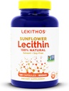 100% Все-Природні соняшник Lecithin капсули,1600mg Lecithin добавки для чоловіків і жінок, 120 графа Softgel Capsules. Велике спасибі! Холодний пресований, Vegan & Non-GMO
