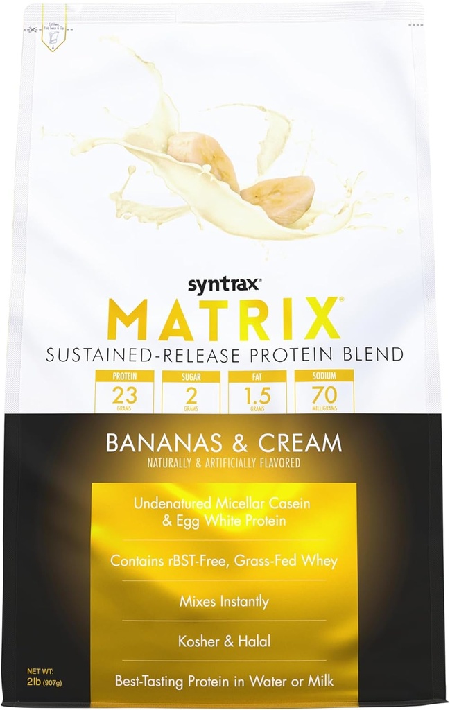 Syntrax Nutrition Matrix - Proten-Relen, Bananas i Cream 2 lb.
