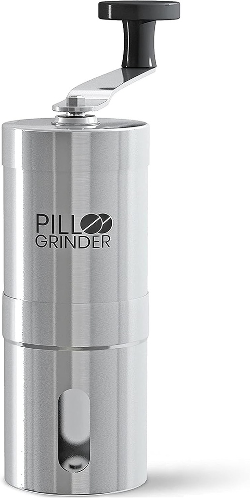 B&C Home Goods Pill Crusher - Stainless Steel Pill Grinder - Large Capacity Pill Splitter - Cuts Pills in Fine Powder - Mills för Feeding Tube, Pets & Kids