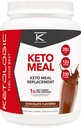 KetoLogic Keto Meal Ersatz Shake Pulver für optimale Ergebnisse + MCT Öl + Gras-Fed Whey - Perfekt geformte Makros für Ketosis - 20 Servierungen - Schokolade