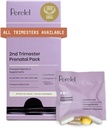 Perelel 2nd Triemester Prenatal Pack, Multivitamin with Magnesium, Omega 3, Iron & Calsium, Nuttrational for Second Trimonter Wellness, Soy & Gluten Free, Non GMO, 30 Daily Pill Packs