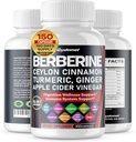 Berberine Ceylon Cinnamon - All- in-1 Supplement med Bitter Melon AVG Gymnema sylvestre Turmerisk mælk Thistle Licence Holy Basil Fenugreek Banaba