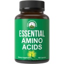 All 9 Essential Amino Acids Supplement. Capsules with 3X More Leucine for Muscle Recovery, Growth. EAA Supplement Better Than BCAA / BCAAS Branched Chain Aminos Acid. USA Tested EAAs for Men + Women