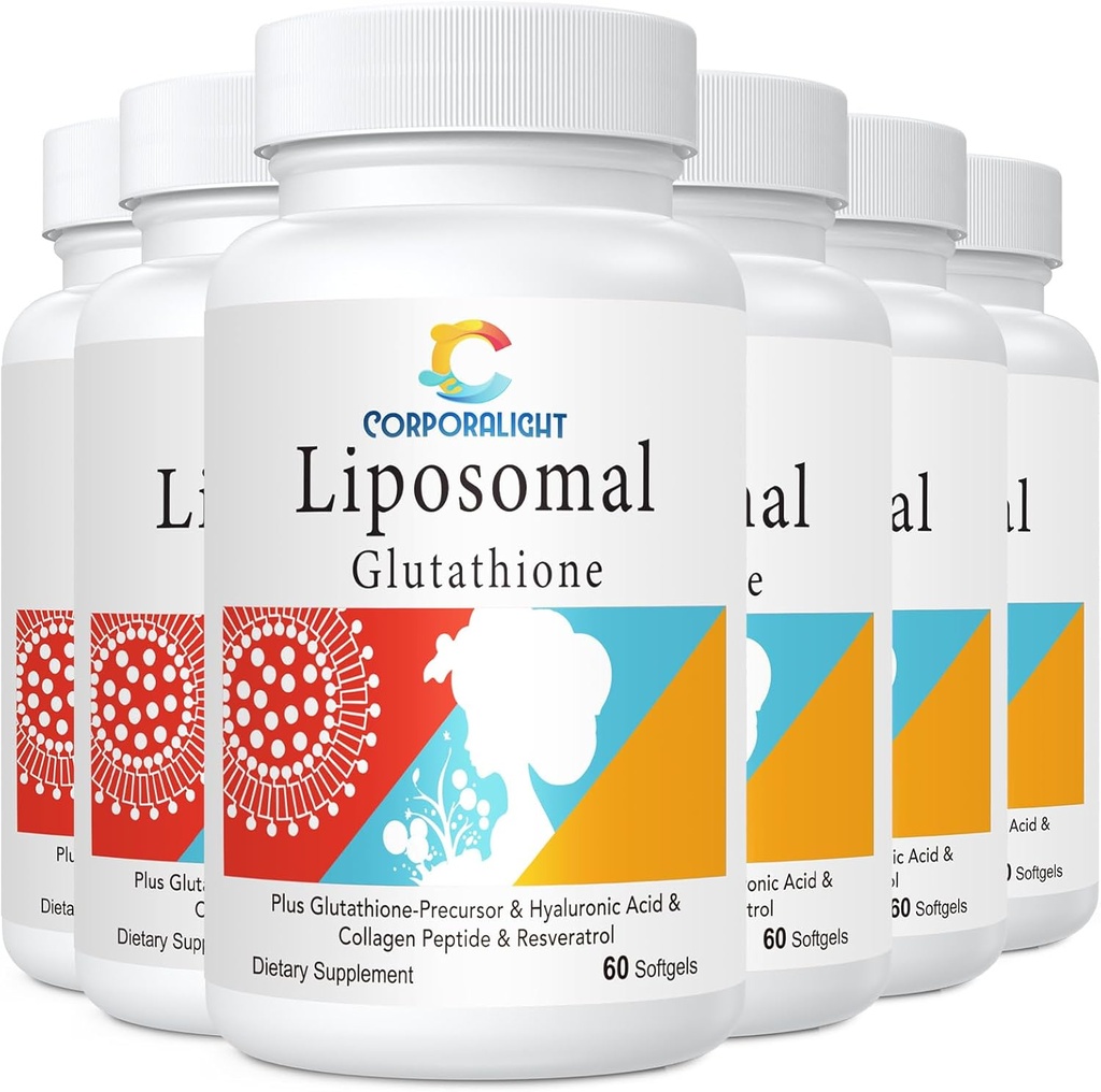 Liposomomal Glutathene Softgels, Absorpationd – Liposomy, เปิดใช้งาน Fourm L-Gluatione, Cellular, Immumun POff & Vel Detox, Rich in Antooxident Multiple, gluten free, 360 Softgels