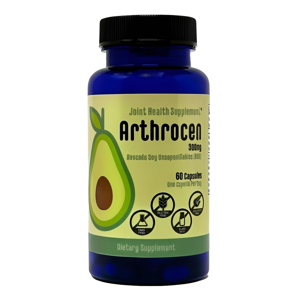 Joint Health Supplement with 300 mg ASU (Avocado Soy Unsaponifiables) – Supports Joint Mobility & Cartilage – Plant-Based Daily Joint Support – Non-GMO, Gluten & Dairy Free – 60-Day Supply